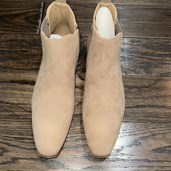 Azarman men’s Tan Suede Chelsea Boots size 11 new - Picture 9 of 11